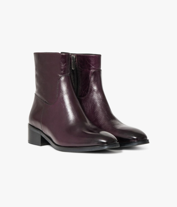 Boots Maggie Pourpre