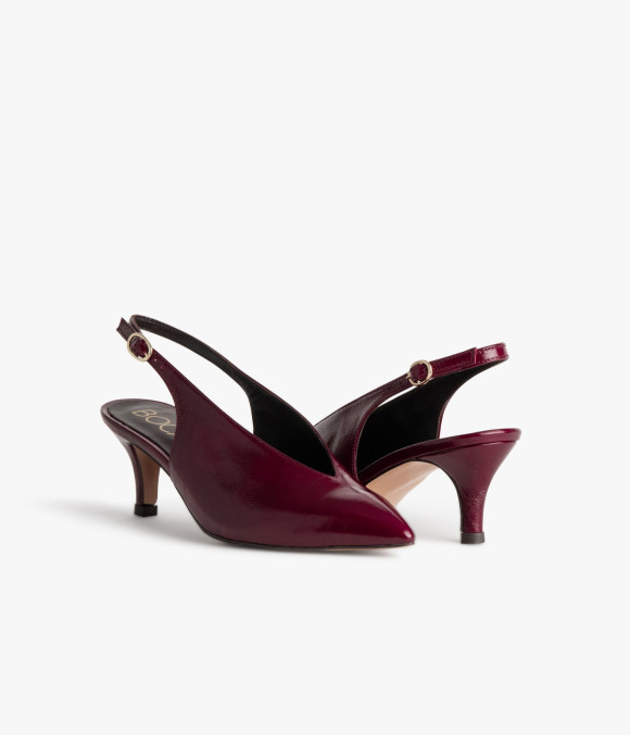 Escarpin Slingback Célina Cerise