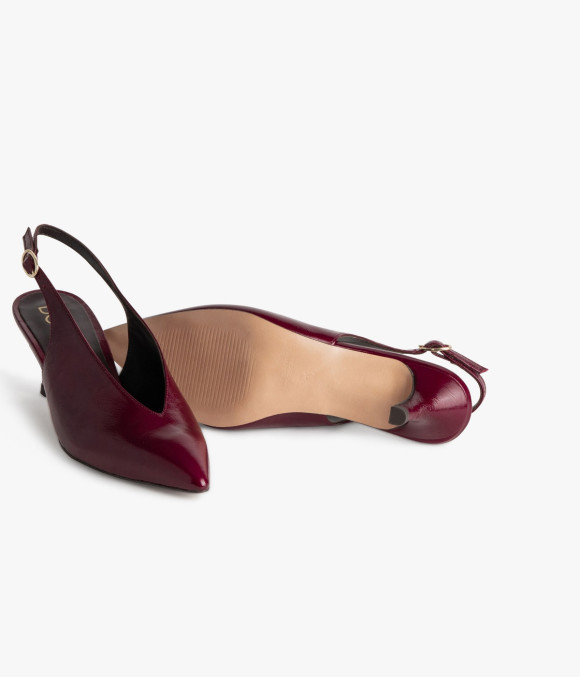 Escarpin Slingback Célina Cerise