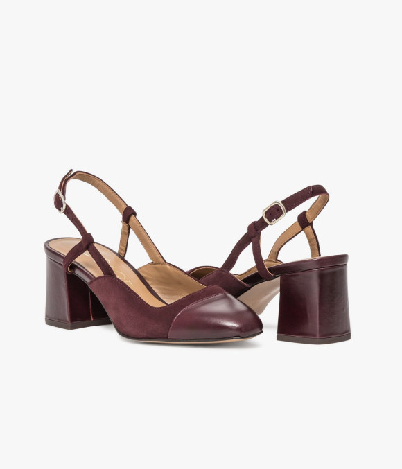 Escarpin Slingback Denitsa Pourpre