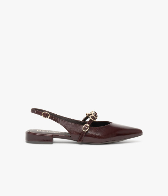 Slingback Beverly Pourpre
