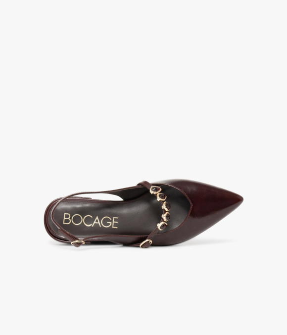 Slingback Beverly Pourpre