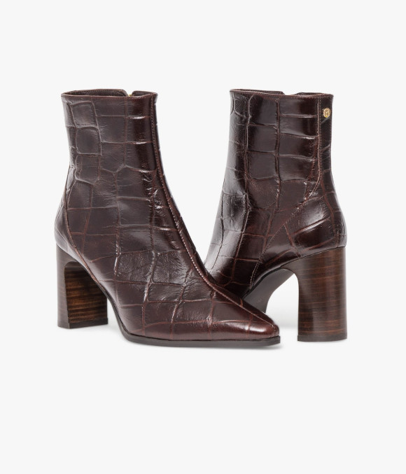 Boots Rosa Marron Foncé
