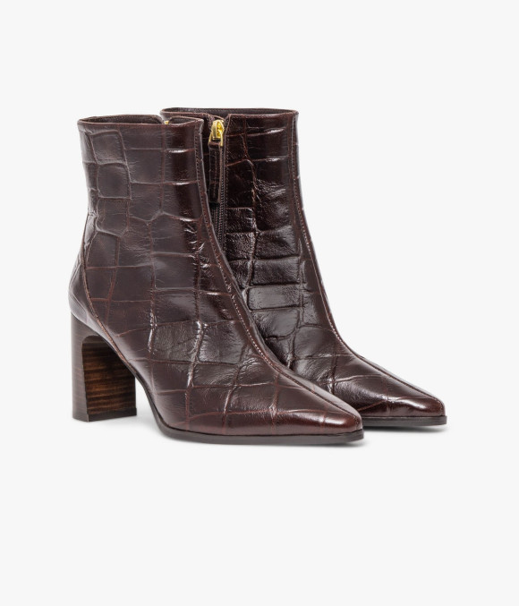 Boots Rosa Marron Foncé