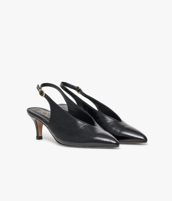 Escarpin Slingback Célina Noir