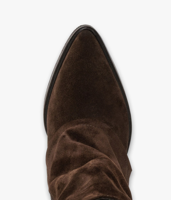Botte Mi-haute Fauvette Chocolat