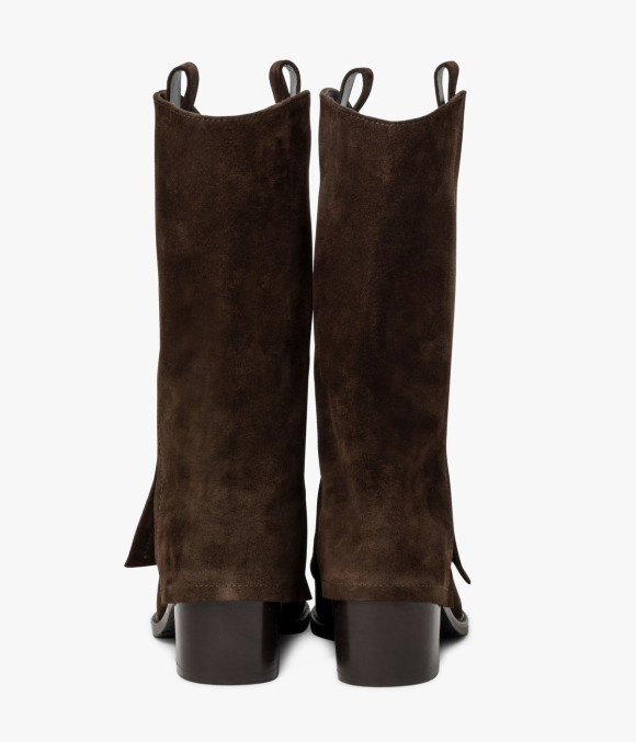 Botte Mi-haute Fauvette Chocolat