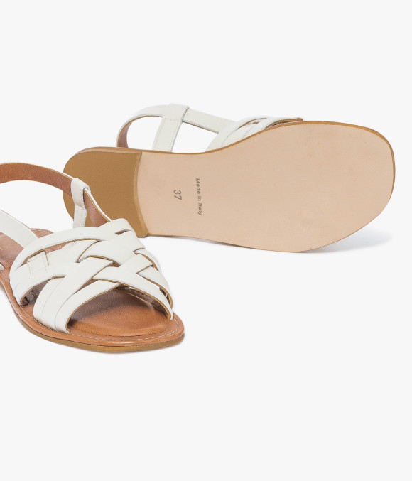 SANDALE JAZZY BLANC