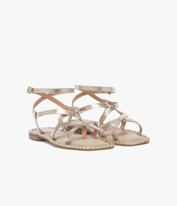 SANDALE JESSICCA PLATINE