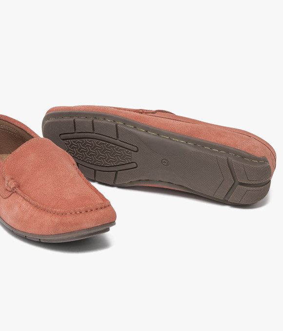 MOCASSIN SOLAL BRIQUE
