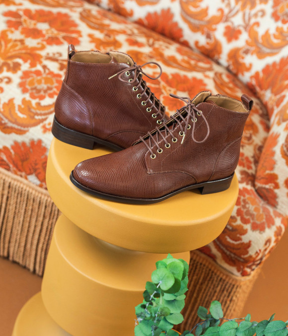 BOOTS PLAT KAMINARA MARRON