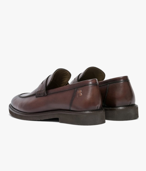 MOCASSIN OLIVIER MARRON